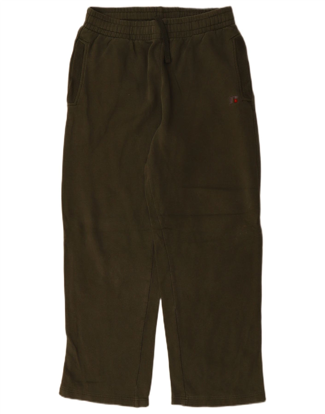 RUSSELL ATHLETIC Mens Tracksuit Trousers Small  Green Cotton