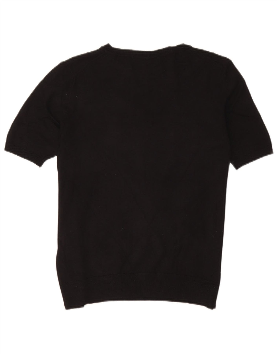 Marks & Spencer Womens Blouse Top UK 10 Small Black Viscose