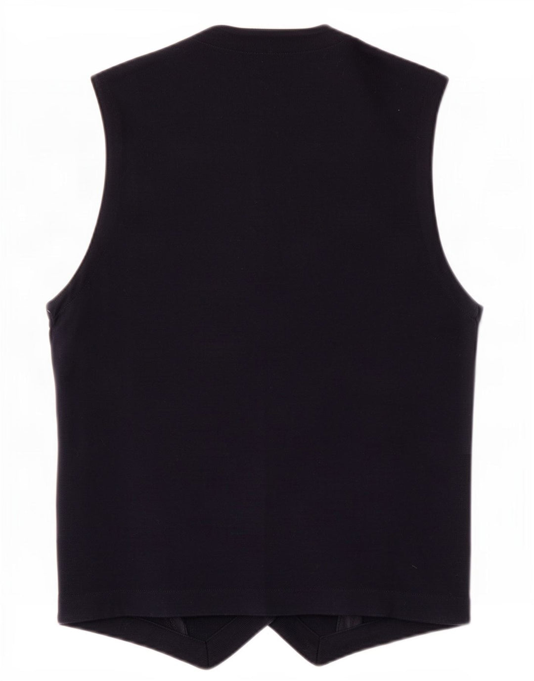 Gran Sasso Mens Knit Double Breasted Waistcoat IT 50 Medium Navy Blue