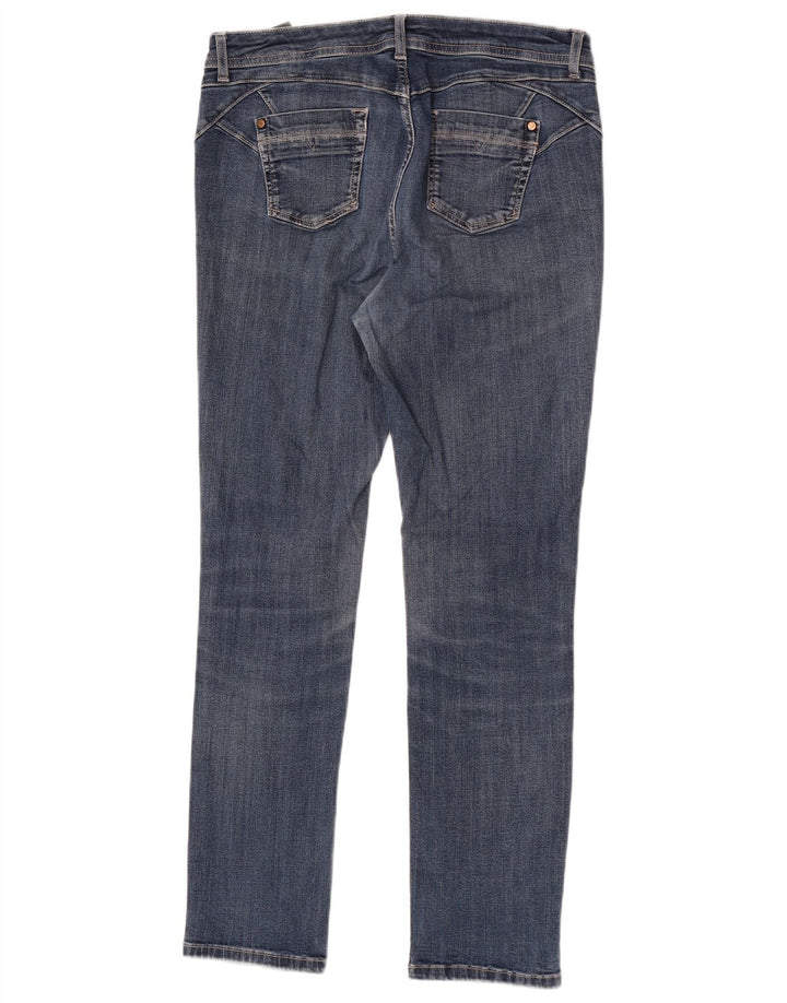 Marks & Spencer Womens Slim Jeans W32 L30 Blue Cotton