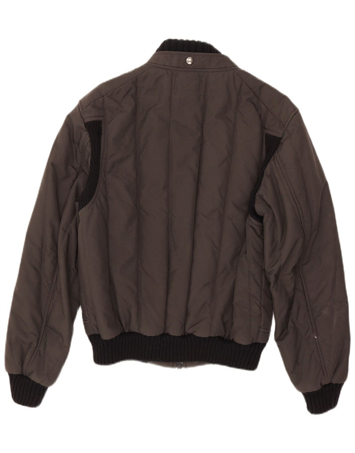 Refrigiwear Mens Bomber Jacket UK 40 Large Brown Nylon