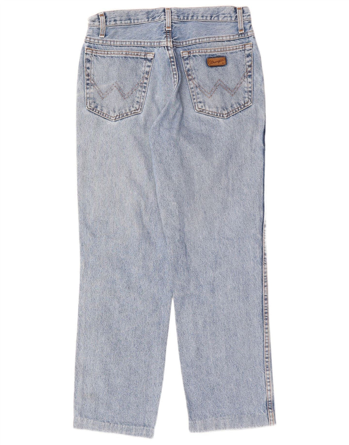 WRANGLER Mens Oregon Straight Jeans W31 L32 Blue Cotton