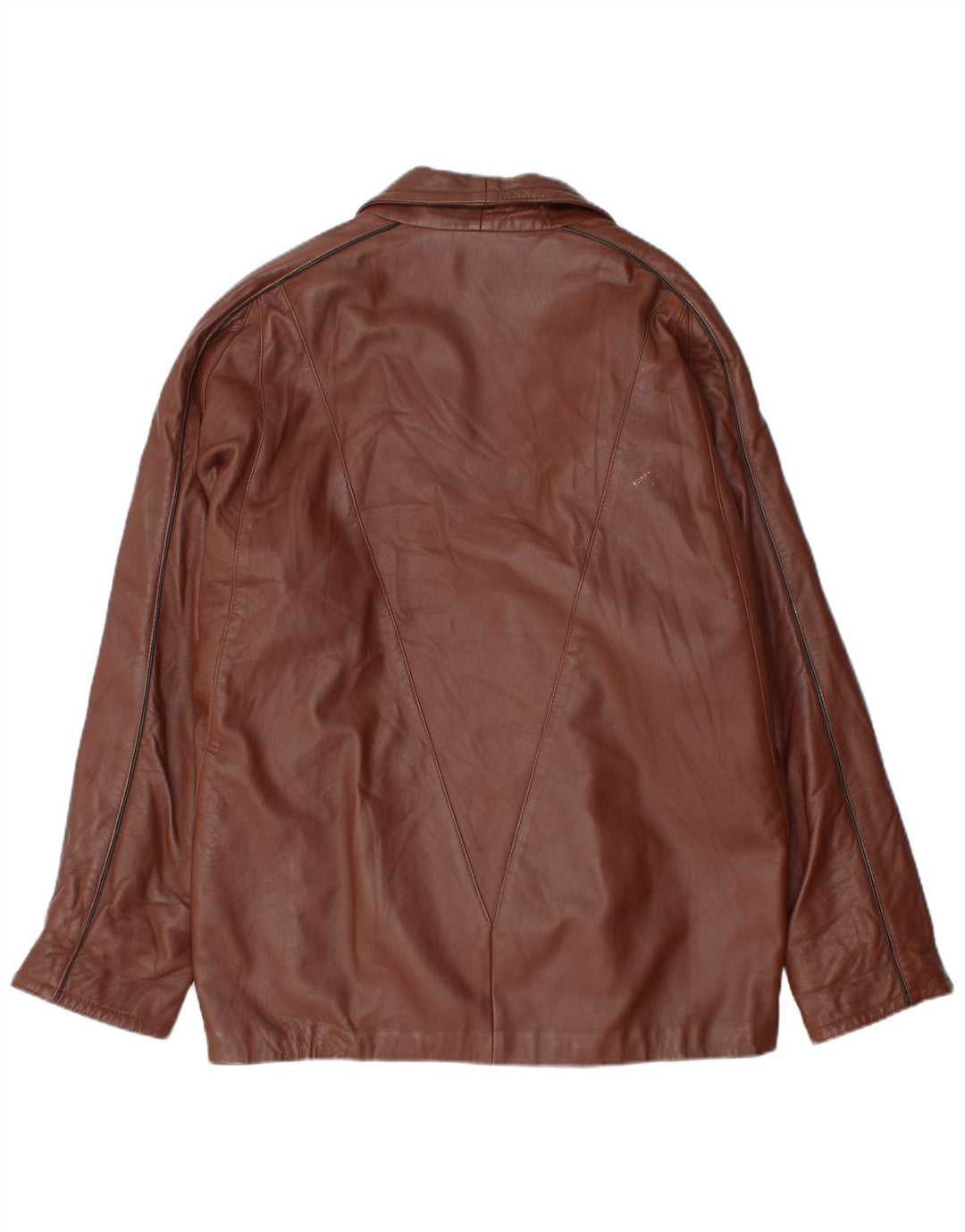 Lavorazione Artigiana Womens Oversized Jacket IT 48 XL Brown