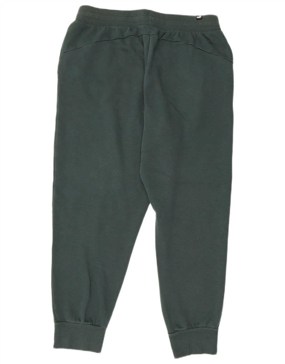 PUMA Womens Tracksuit Trousers Joggers UK 16 Large Green Cotton