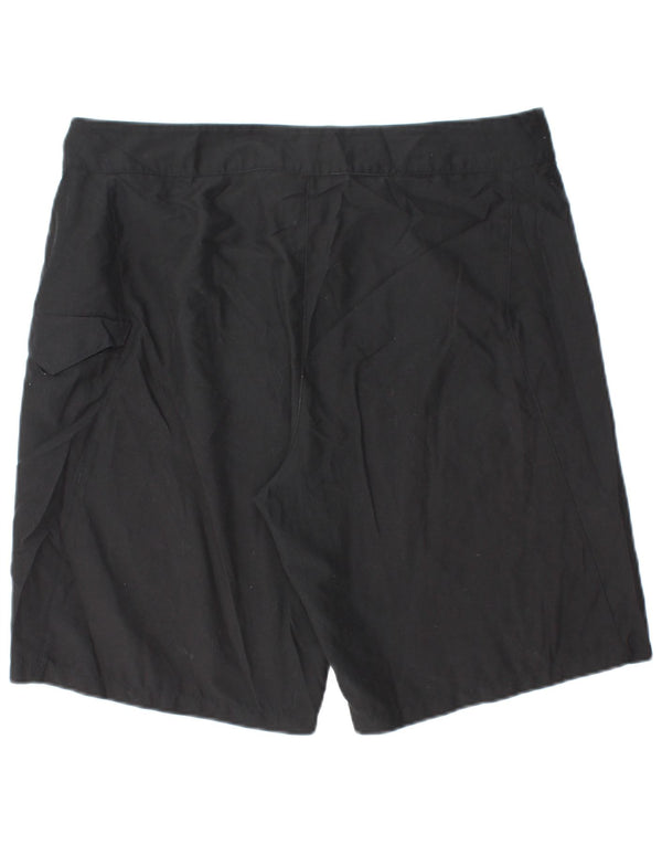 UNDER ARMOUR Mens Heat Gear Loose Fit Swimming Shorts Large  Black