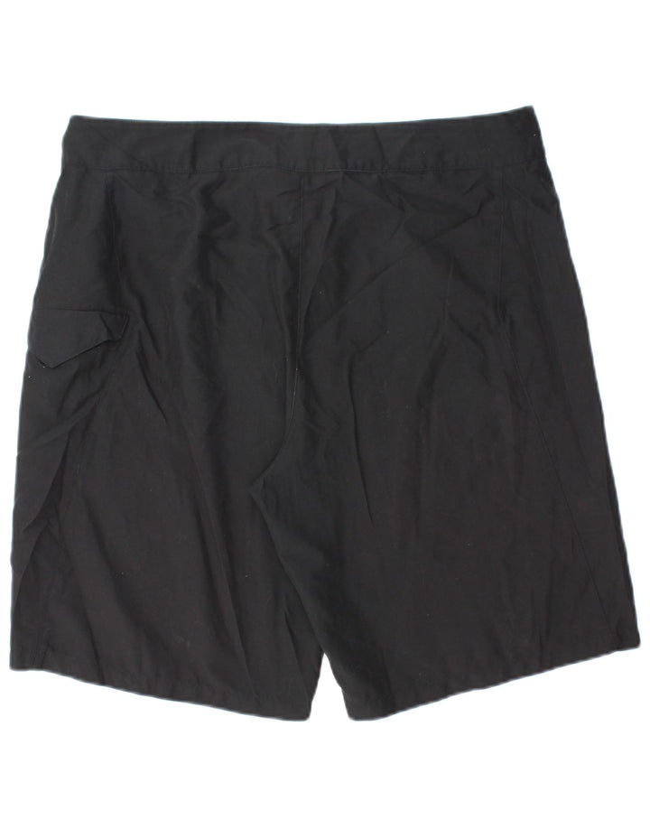 UNDER ARMOUR Mens Heat Gear Loose Fit Swimming Shorts Large  Black