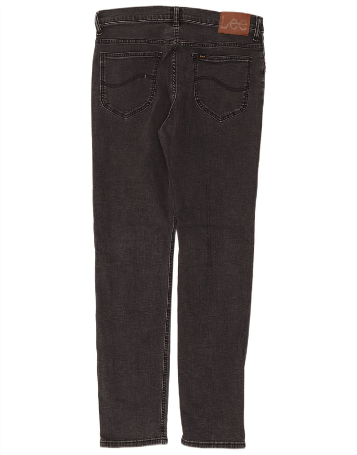 LEE Mens Rider Straight Jeans W32 L32  Grey Cotton