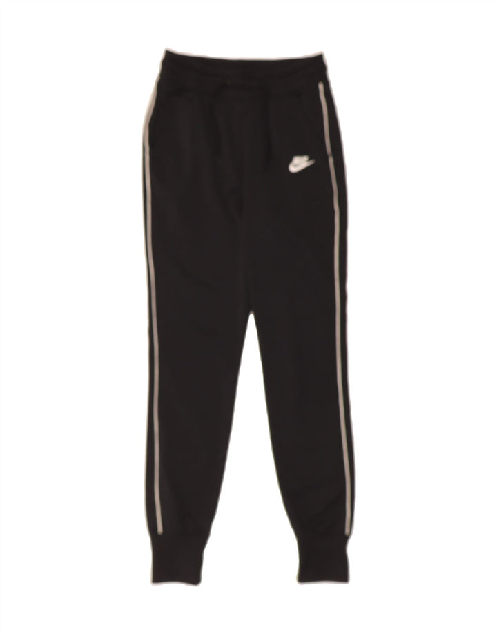 NIKE Mens Tracksuit Trousers Joggers XS  Black Polyester Vintage Nike and Second-Hand Nike from Messina Hembry 