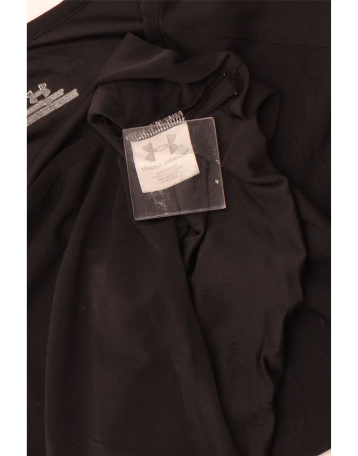 UNDER ARMOUR Womens Top Long Sleeve UK 14 Large Black Polyester