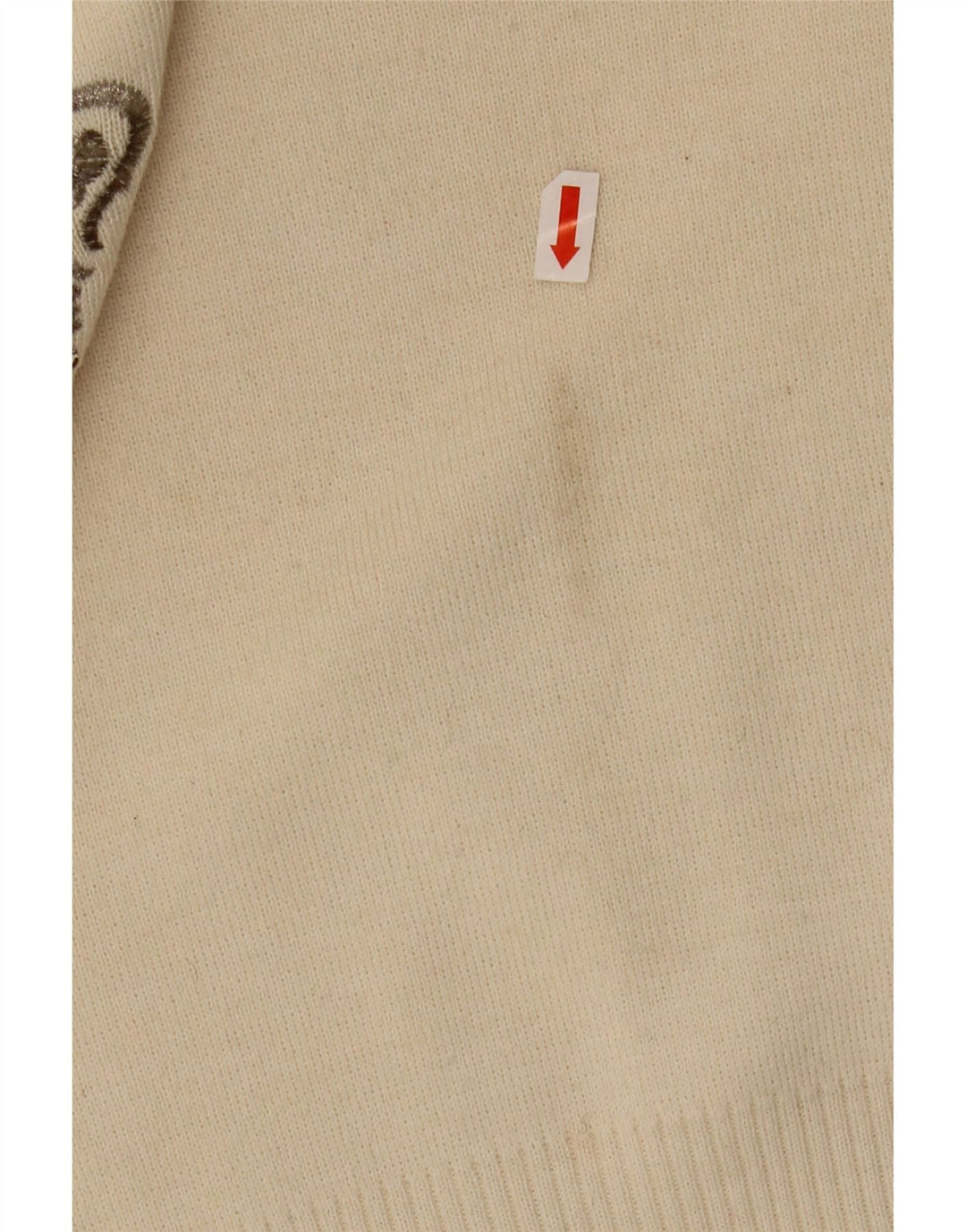 BOGNER Womens Turtle Neck Jumper Sweater UK 16 Large Beige Paisley Wool