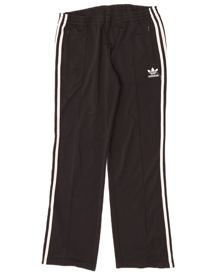 Adidas Womens Tracksuit Trousers Joggers EU 40 Medium Black Polyester