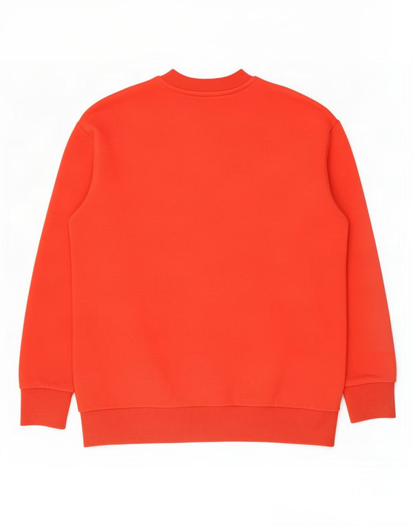 Diesel Mens Graphic Loose Fit Sweatshirt Jumper Small Red Cotton