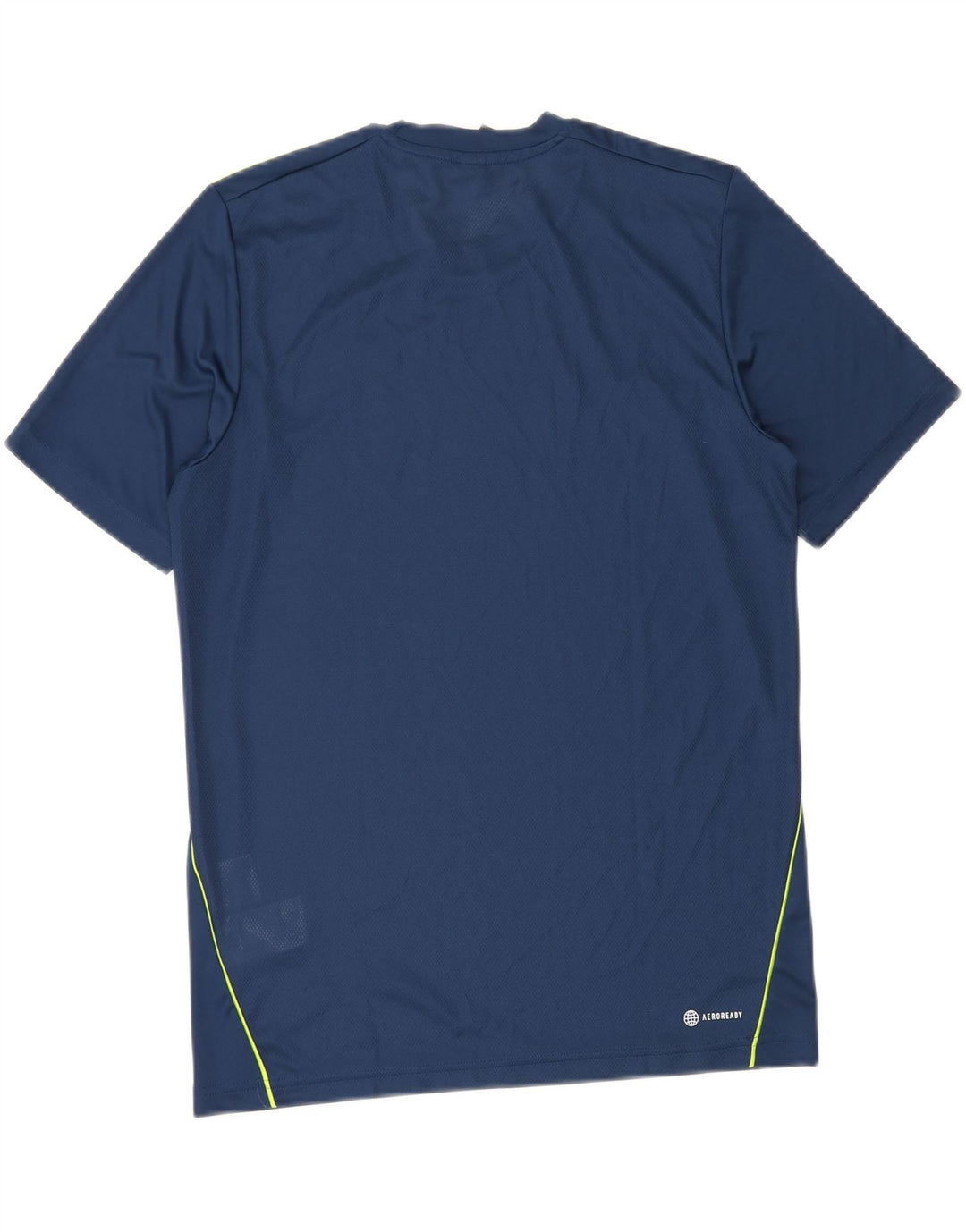 Adidas Mens Aeroready T-Shirt Top Small Navy Blue Polyester