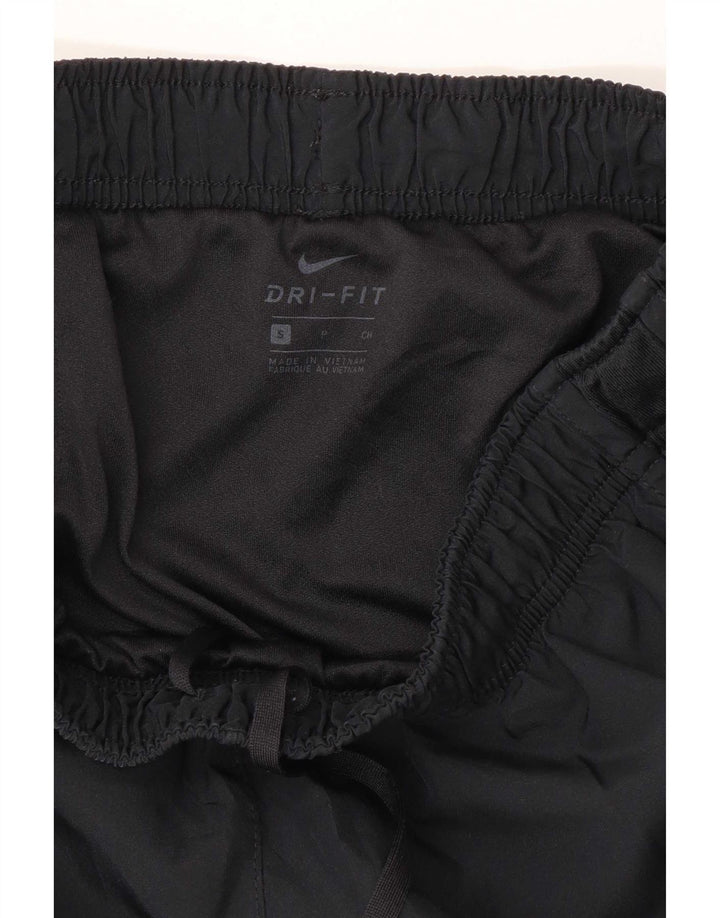 Nike Womens Dri Fit Sport Shorts UK 8 Small Black Polyester