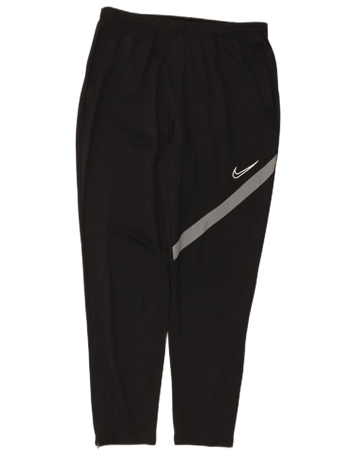 NIKE Mens Dri Fit Tracksuit Trousers XL  Black Polyester