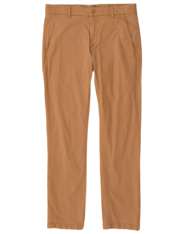LEVI'S Mens Slim Chino Trousers W32 L31  Beige Cotton