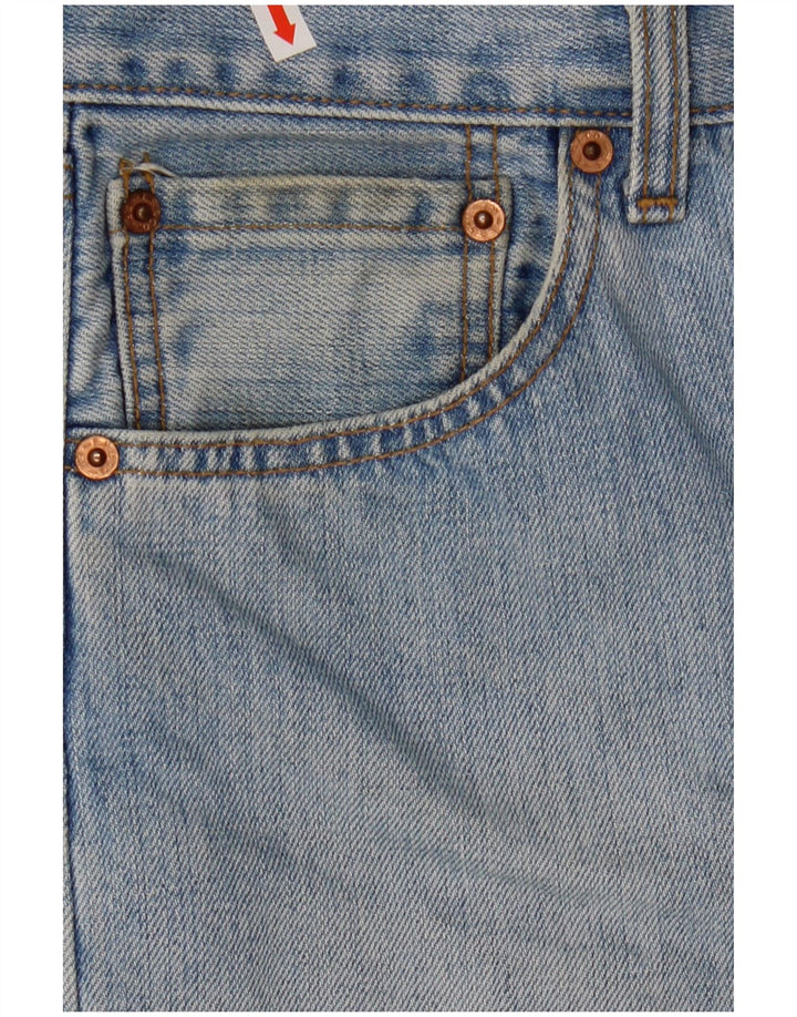 LEVI'S Mens 501 Denim Shorts W34 Large Blue Cotton