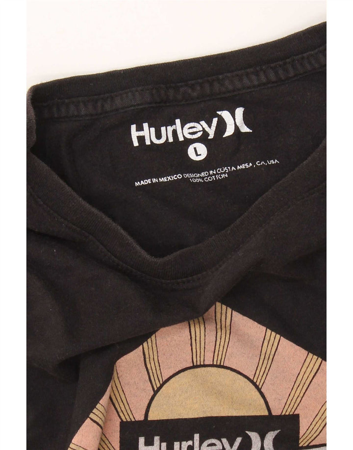 Harley Mens Graphic T-Shirt Top Large Black Cotton