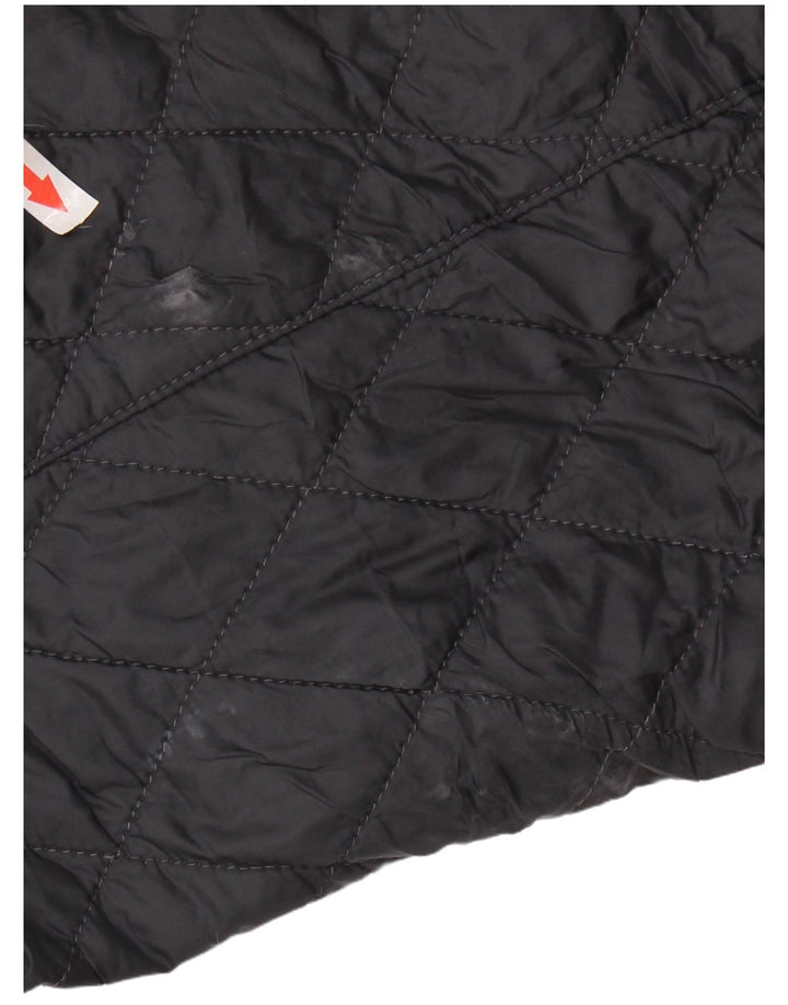 BARBOUR Womens Quilted Jacket UK 16 Large Navy Blue