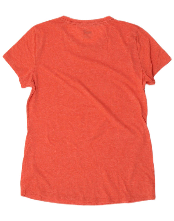 Puma Womens Graphic T-Shirt Top UK 14 Large Orange