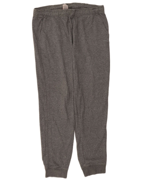 PUMA Mens Tracksuit Trousers Joggers Large  Grey Flecked Cotton