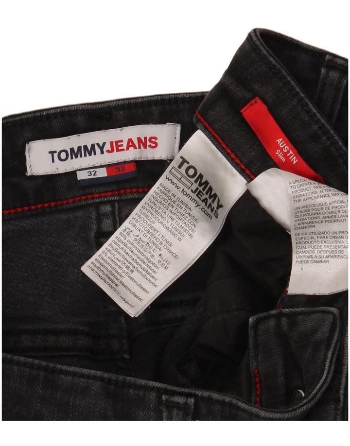 TOMMY HILFIGER Mens Austin Slim Jeans  W32 L32 Black Cotton