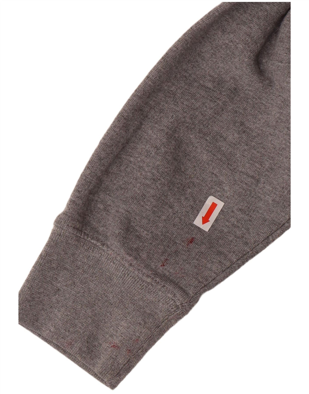 Vans Mens Graphic Zip Hoodie Sweater Small Grey Cotton