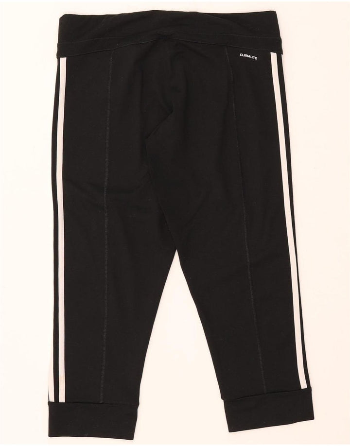 ADIDAS Womens Climalite Tracksuit Trousers Joggers UK 12/14 Medium  Black