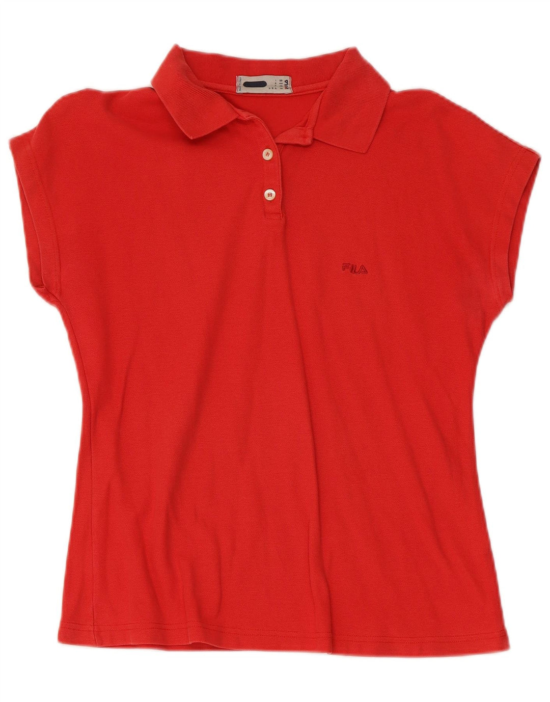 Fila Womens Polo Shirt IT 50 XL Red Cotton