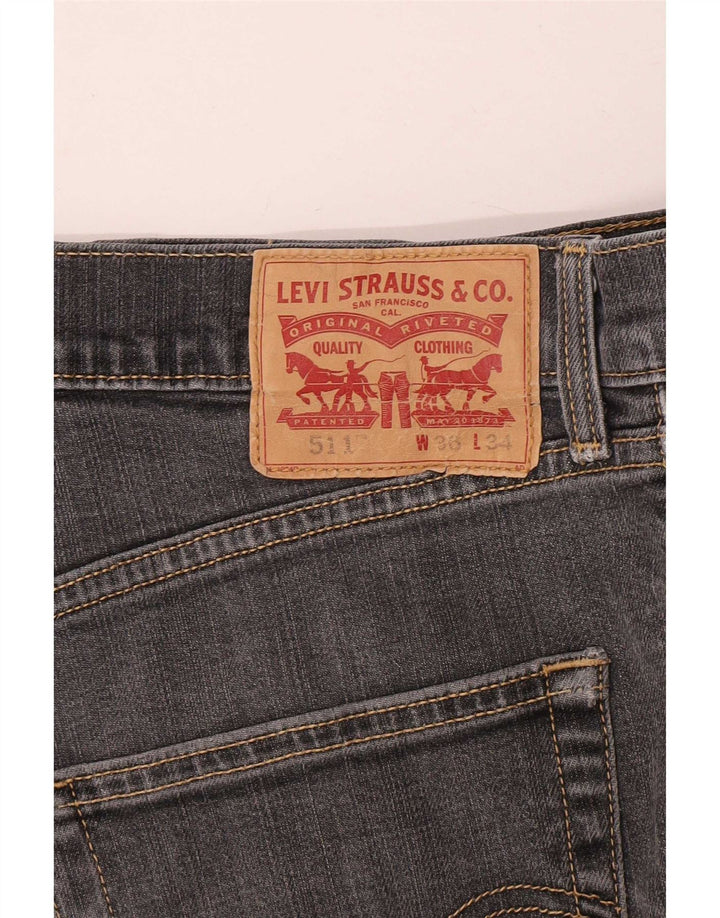 Levi's Mens 511 Slim Jeans W36 L31 Grey