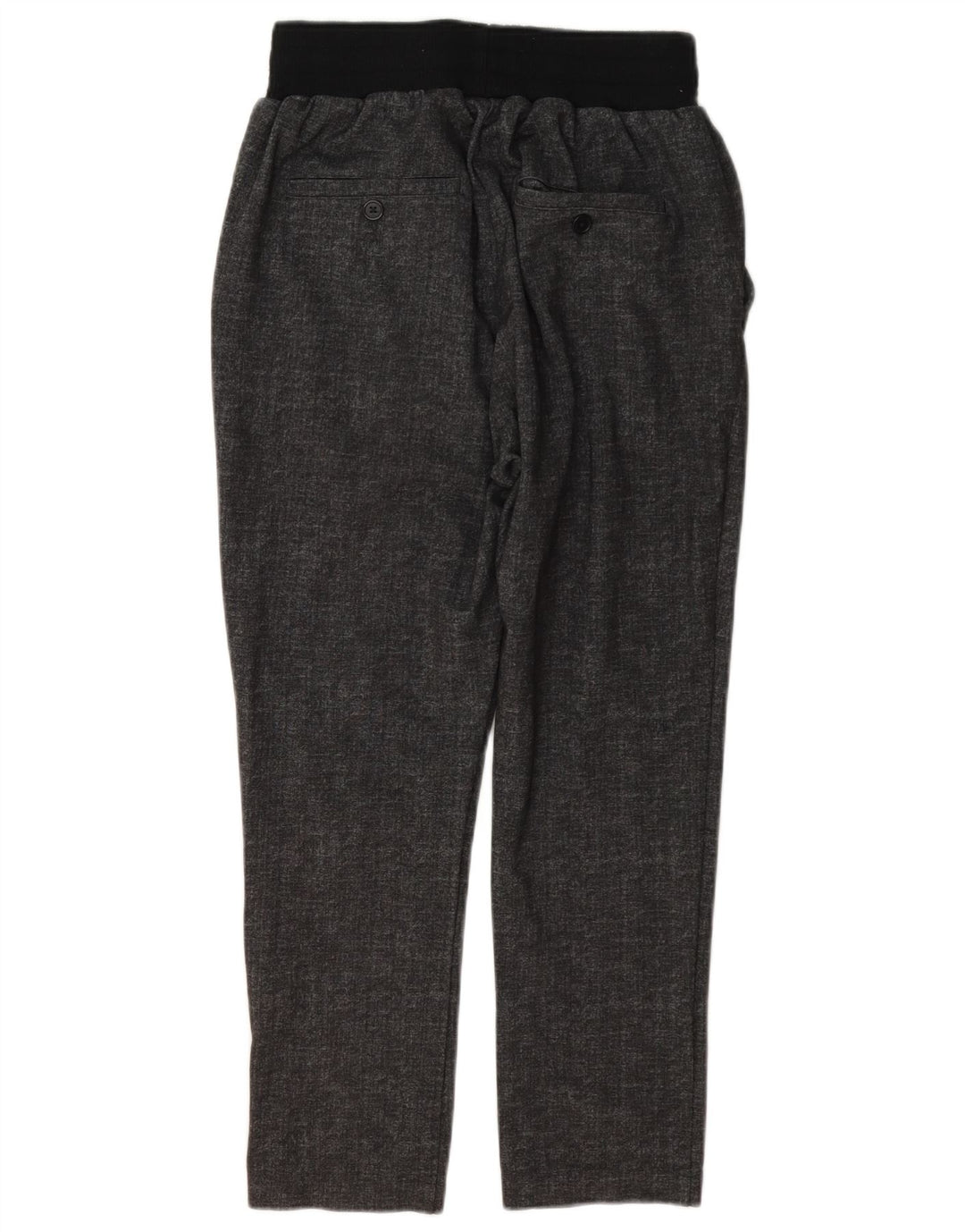 Zara Mens Cropped Trousers Medium W31 L24 Grey Polyester