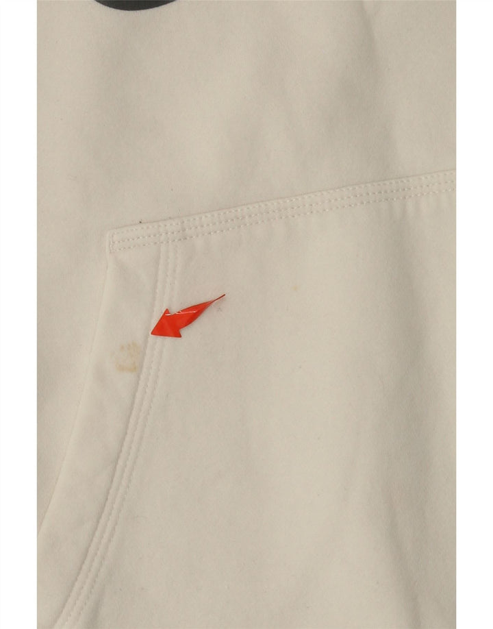 NIKE Boys Graphic Standard Fit Hoodie Jumper 10-11 Years Medium White