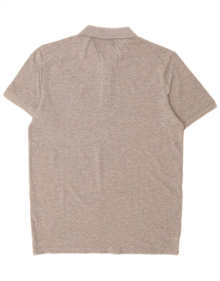 Jack & Jones Mens Polo Shirt Large Grey Cotton