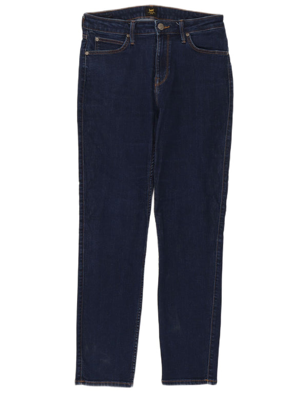 Lee Womens Elly Slim Jeans W30 L29 Navy Blue Cotton