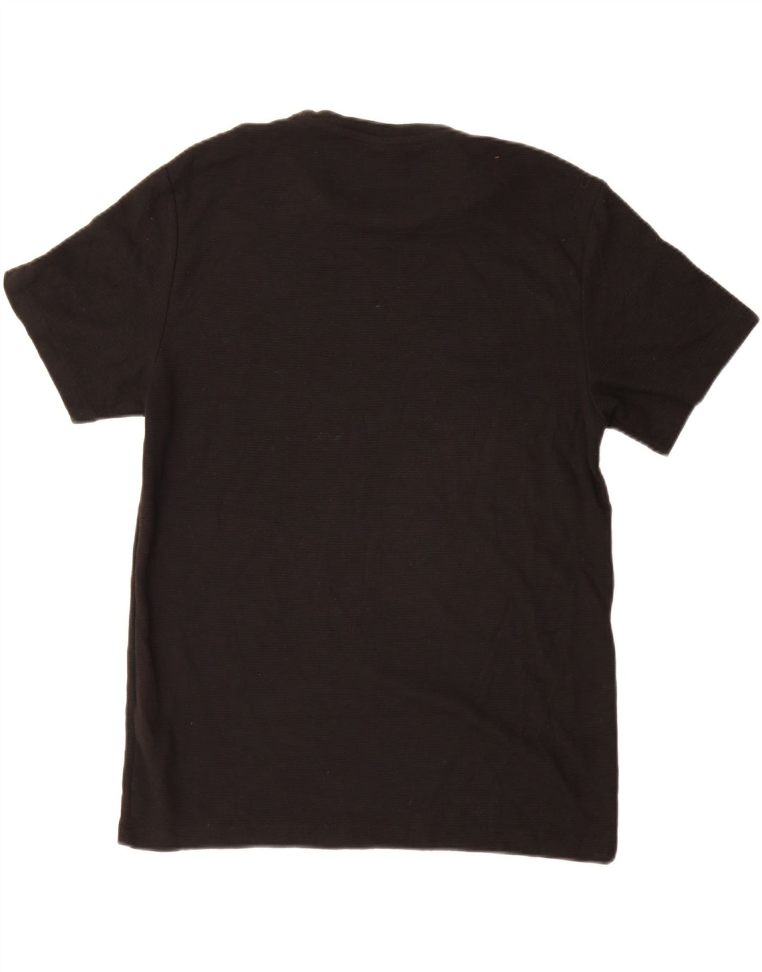 ZARA Mens T-Shirt Top Large Black Polyester