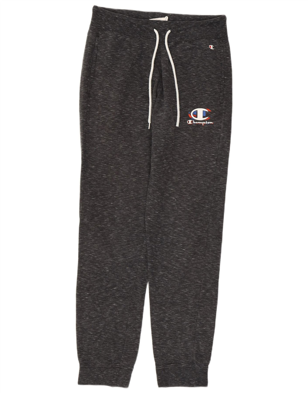 CHAMPION Mens Tracksuit Trousers Joggers Small  Grey Flecked Cotton