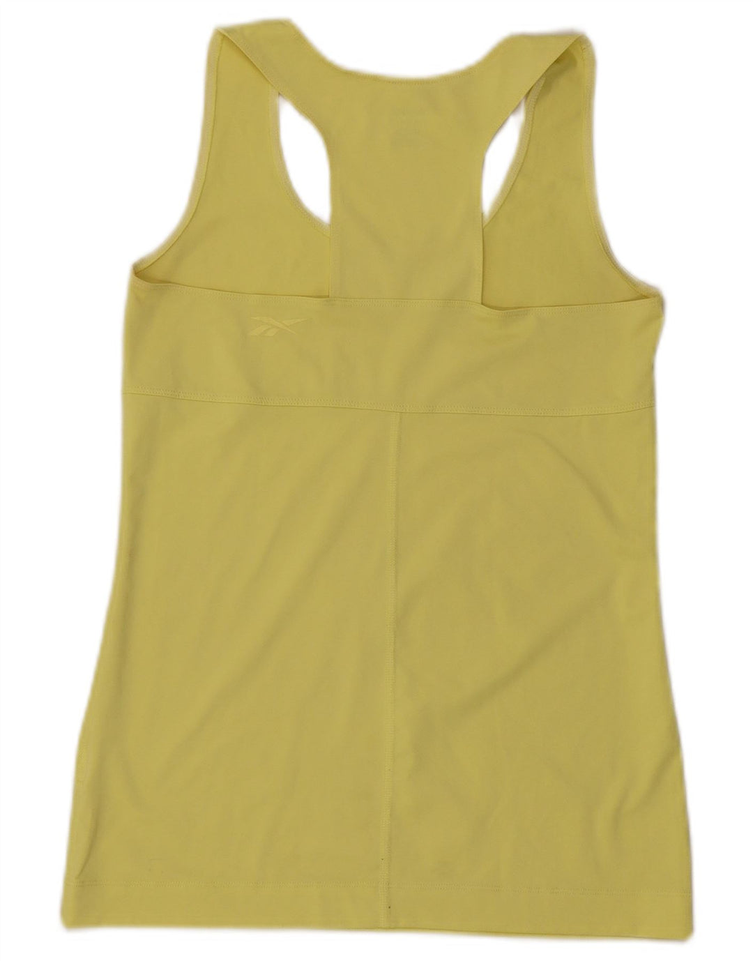 Reebok Womens Vest Top UK 12 Medium Yellow Polyester