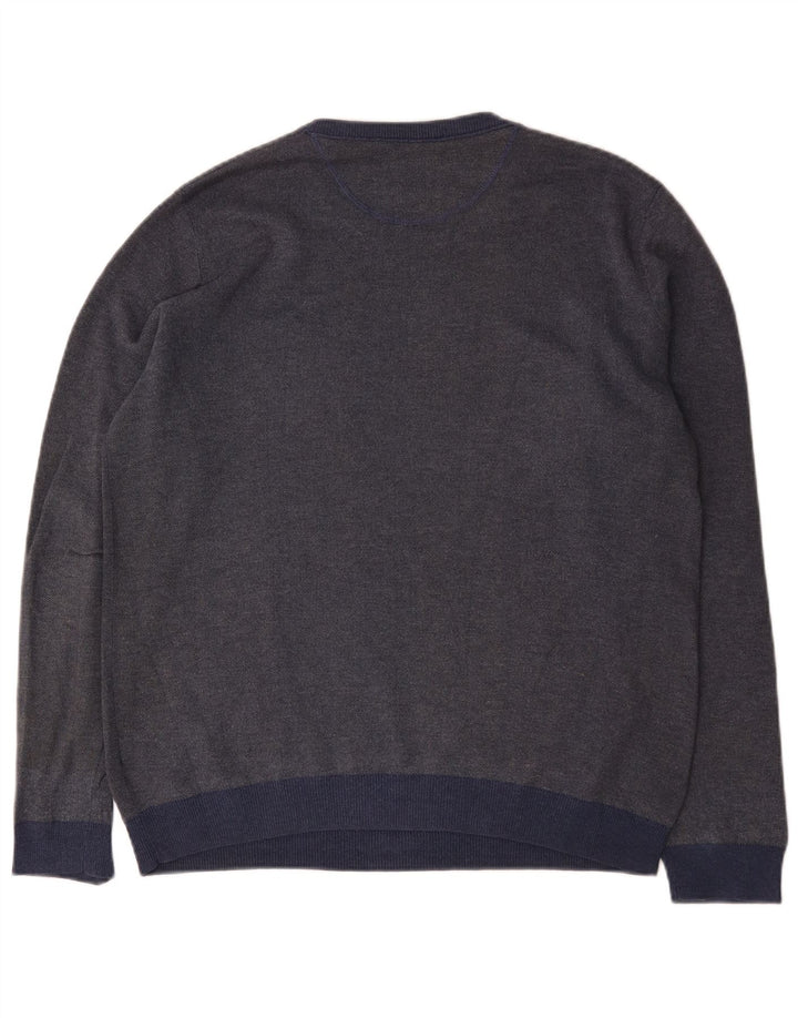 White Stuff Mens Sweatshirt Jumper Medium Navy Blue Cotton