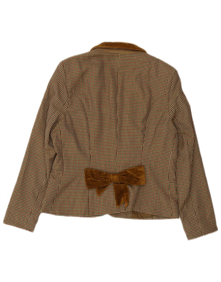 Moschino Womens Cheap and Chic Blazer Jacket UK 12 Medium Beige Classic