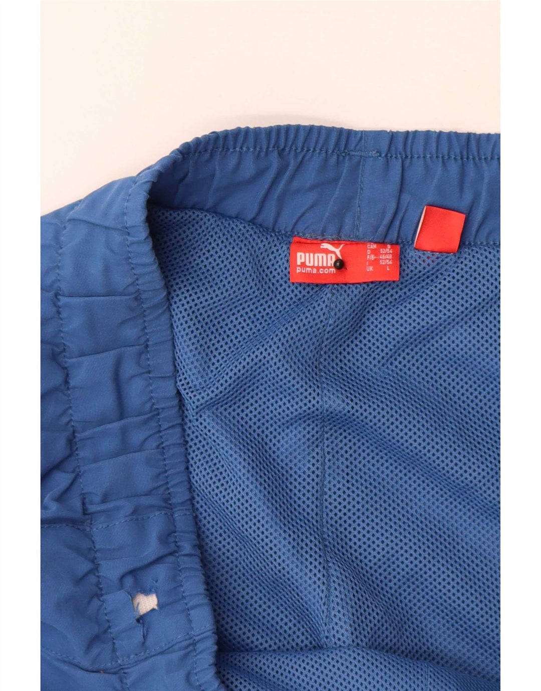 Puma Mens Graphic Tracksuit Trousers Large Blue Colourblock