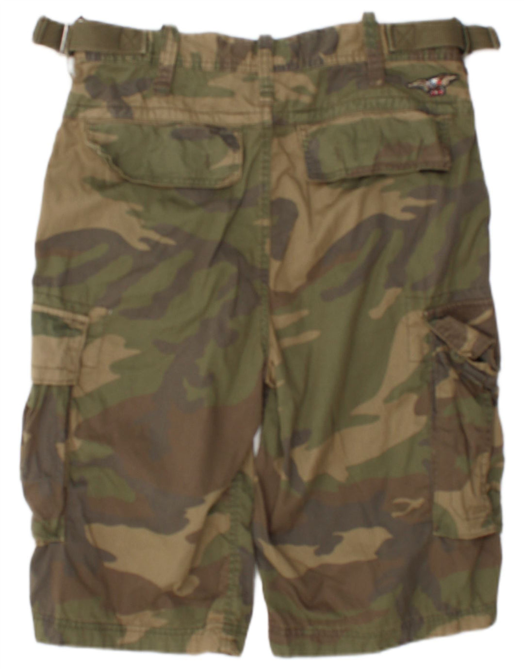 Tommy Hilfiger Mens Cargo Shorts W32 Medium  Khaki Cotton