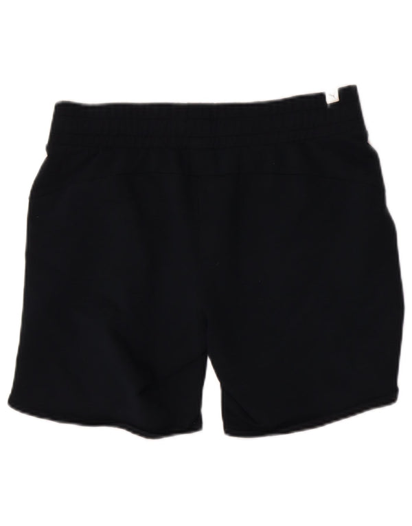 Puma Womens Sport Shorts UK 12 Medium Navy Blue Colourblock Polyester