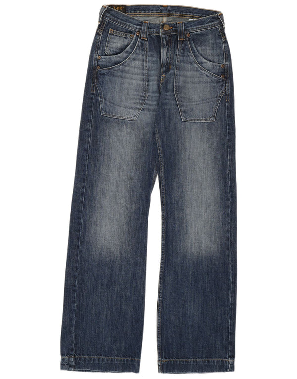 Lee Boys Russel Bootcut Jeans 13-14 Years W28 L31 Blue Cotton