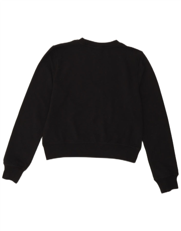 NIKE Womens Sweatshirt Jumper UK 6 XS Black Polyester