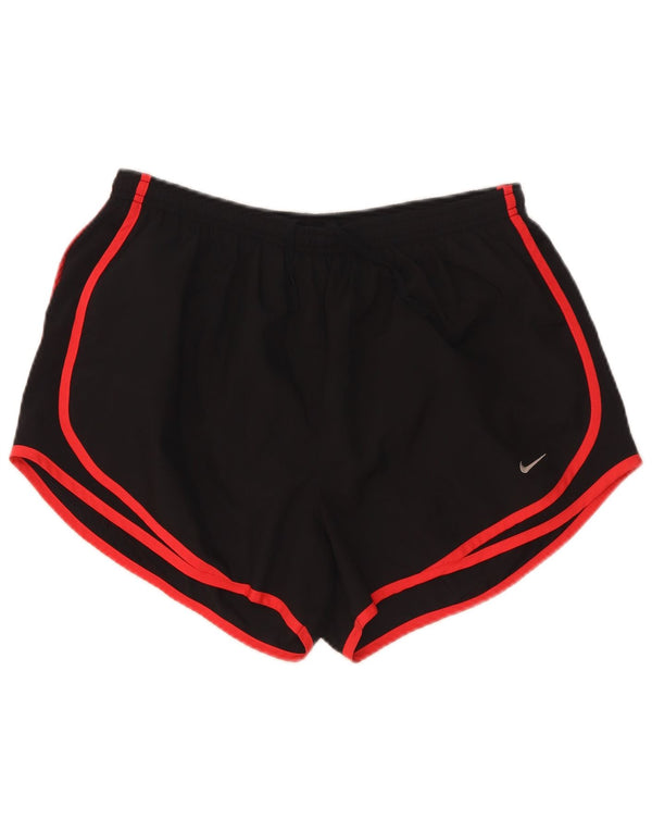 Nike Womens Dri Fit Sport Shorts UK 14 Large Black