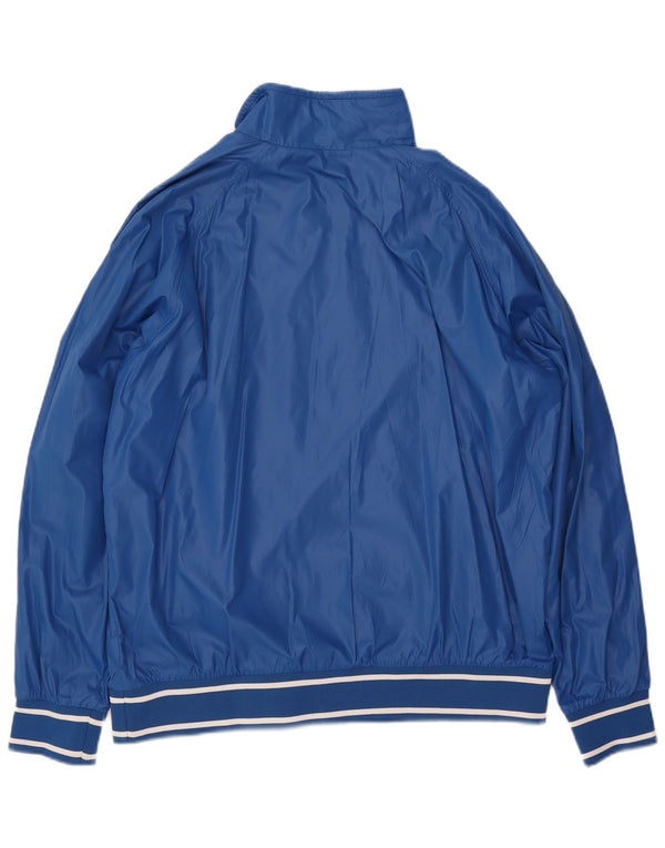 NIKE Mens Graphic Tracksuit Top Jacket XL Blue Nylon