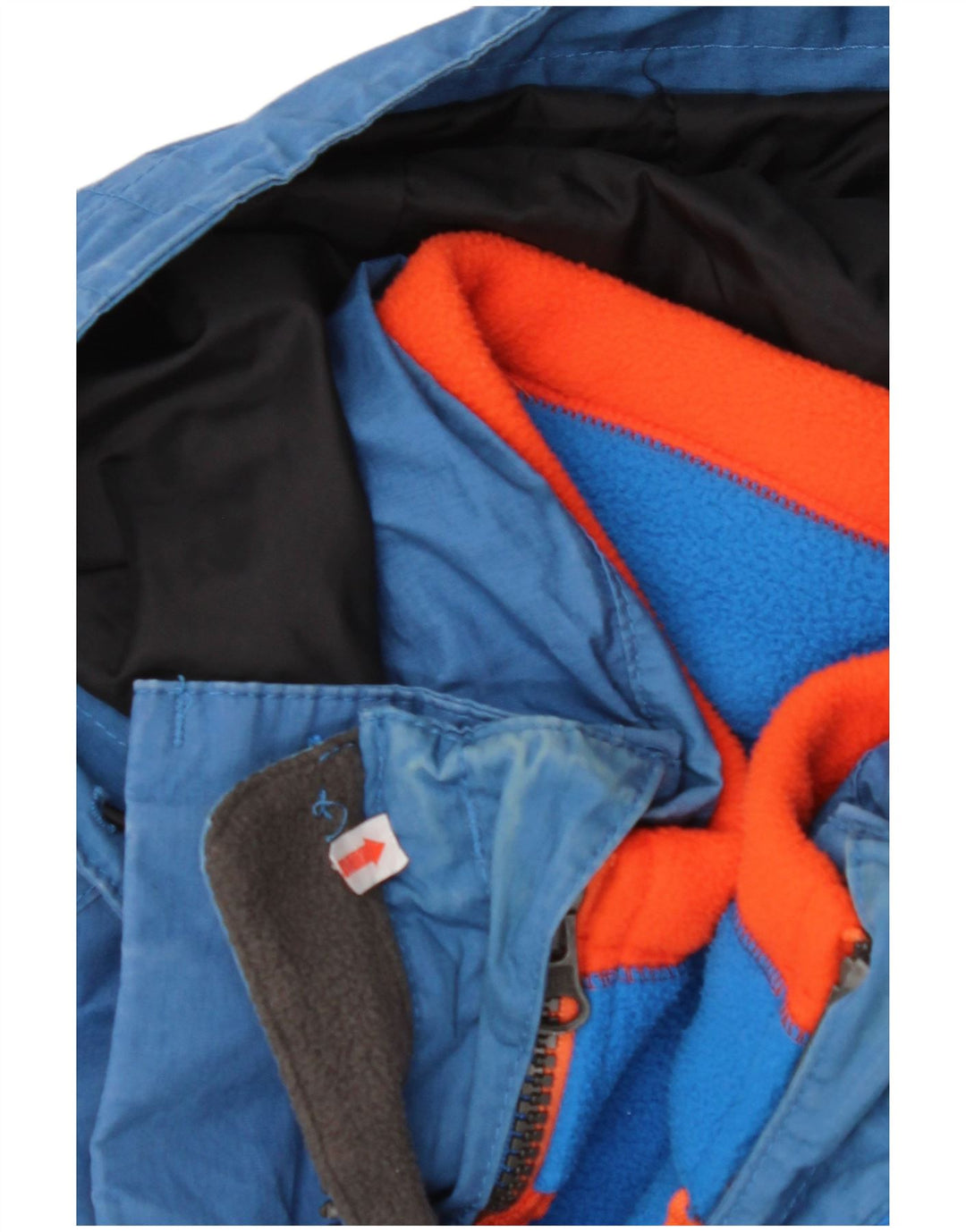 TIMBERLAND Mens Hooded Windbreaker Jacket UK 36 Small Blue Polyester