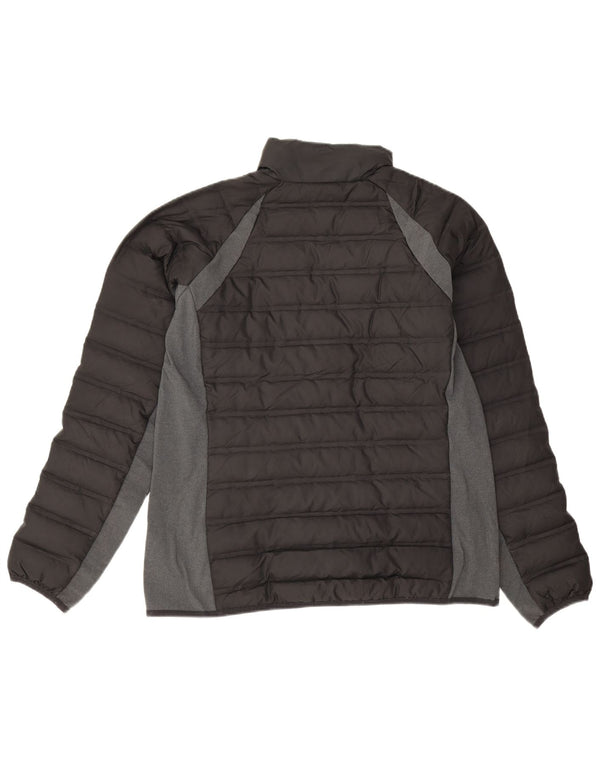 Columbia Mens Padded Jacket UK 40 Large Black Colourblock Polyester