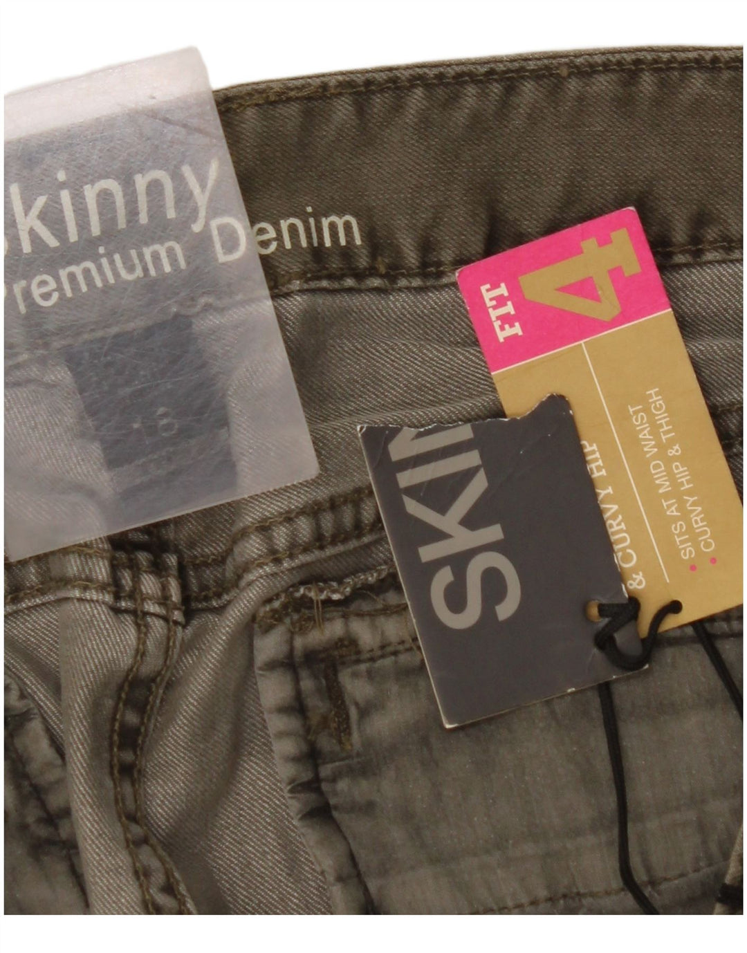 MOSSIMO Womens Curvy Mid Rise Cargo Trousers US 18 2XL W42 L33 Khaki