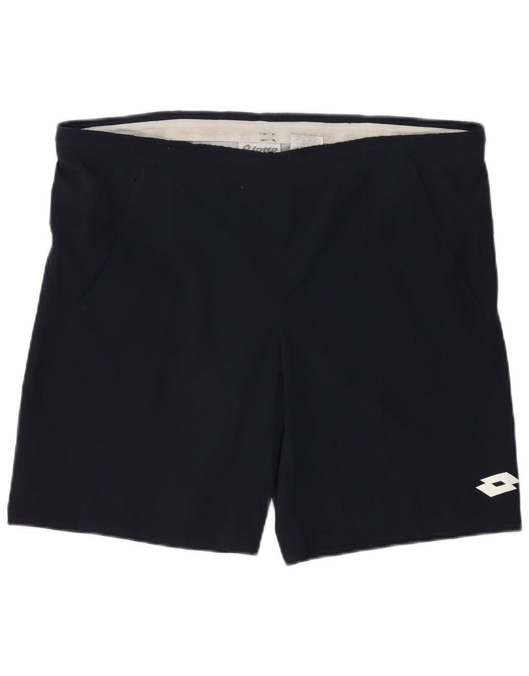 Lotto Mens Sport Shorts Large  Navy Blue Polyester